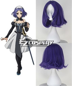 Chess Belle Chesu Beru Short Wavy Light Purple Cosplay