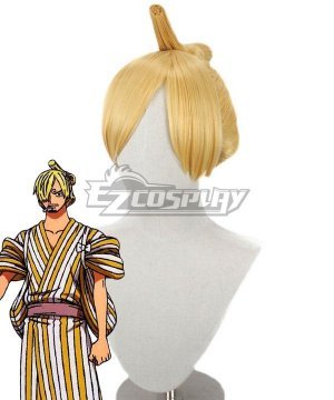 Wano Country Arc Sanji Vinsmoke Golden Cosplay