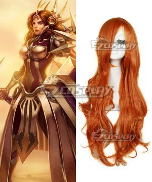 League of Legends Leona The Radiant Dawn Orange Cosplay