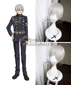 Seraph of the End Owari no Serafu Mikaela Hyakuya Yuichiro Hyakuya Short  Black Blonde Cosplay Wig