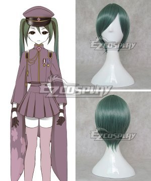 Vocaloid Thousand Cherry Tree Hatsune Miku Dark green Cosplay