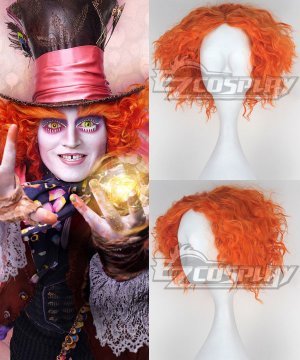 Through the Looking Glass Mad Hatter Cosplay Orange