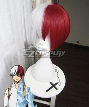 My Hero Academia Boku no Hero Akademia Shoto Todoroki Red White Cosplay  - A Edition