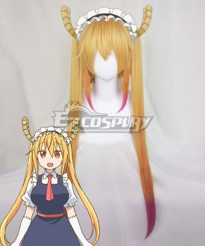 Miss Kobayashis Dragon Maid Tohru Orange Cosplay