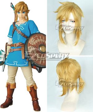  Breath of the Wild Link Gloden Cosplay