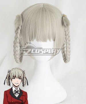 Kakegurui Compulsive Gambler Kirari Momobami Grey Cosplay Wig