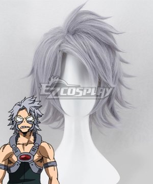 My Hero Academia Boku no Hero Akademia Tetsutetsu Tetsutetsu Silver Grey Cosplay