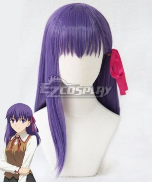 Fate Stay Night Sakura Matou Purple Cosplay