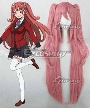 Kakegurui Compulsive Gambler Yumemi Yumemite Pink Cosplay Wig - Only Wig