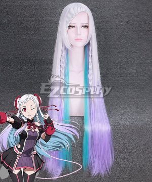 Ordinal Scale Yuna Movie Purple Blue White Multicolor Cosplay