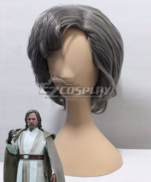 The Last Jedi Luke Skywalker Silver Grey Cosplay