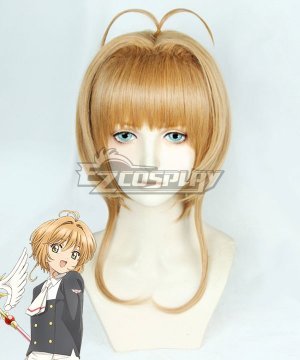  Clear Card Sakura Kinomoto Golden Orange Cosplay