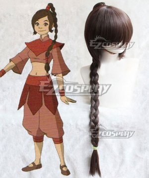 Avatar: The Last Airbender Ty Lee Brown Cosplay Wig