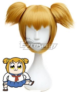 Pop Team Epic Poputepipikku Popuko Orange Yellow Cosplay