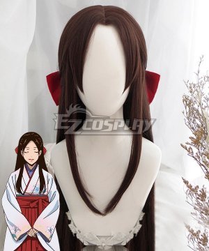 Kakegurui Compulsive Gambler Yuriko Nishinotouin Brown Cosplay Wig