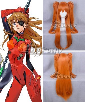 EVA Neon Genesis Evangelion Asuka Langley Sohryu Orange Brown Cosplay