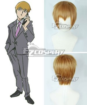 Mob Psycho 100 Arataka Reigen Golden Cosplay