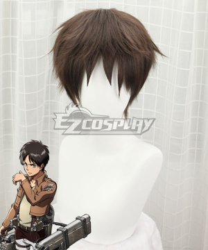 Attack On Titan Shingeki No Kyojin Eren Yeager Eren Yega Eren Jaeger Brown Cosplay Wig