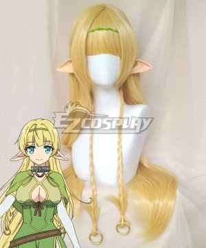 Isekai Maou To Shoukan Shoujo Dorei Majutsu Shera L Greenwood Golden Cosplay  (No Green Headwear, No Ears)