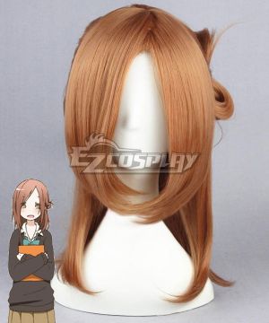 One Week Friends Kaori Fujimiya Brown Cosplay Wig