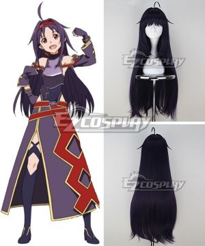 ALfheim Online SAO ALO Konno Yuuki Mothers Rosario Black Purple Cosplay