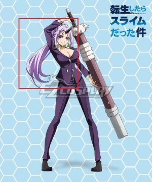 Tensei Shitara Suraimu Datta Ken Shion Light Purple Cosplay