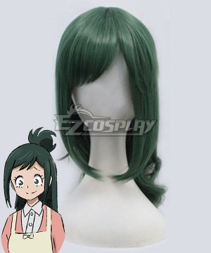 My Hero Academia Boku No Hero Akademia Inko Midoriya Dark Green Cosplay