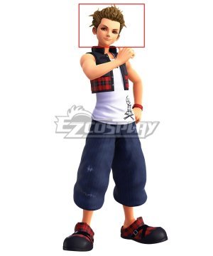 Kingdom Hearts II Kingdom Hearts 358/2 Days Hayner Golden Cosplay Wig