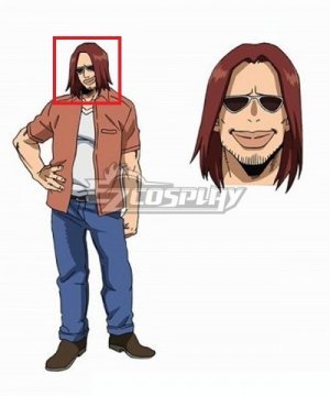 My Hero Academia Boku No Hero Akademia Magne Kenji Hikiishi Red Brown Cosplay