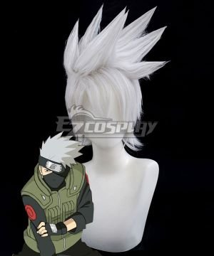 Kakashi Hatake Silver White Cosplay  - Only