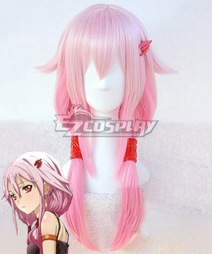 Guilty Crown Inori Yuzuriha Pink Red Cosplay Wig