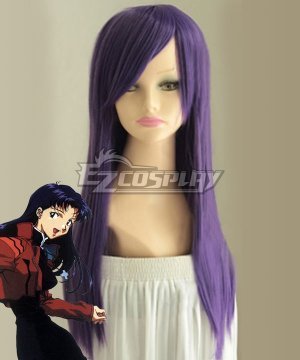 EVA Neon Genesis Evangelion Misato Katsuragi Purple Cosplay