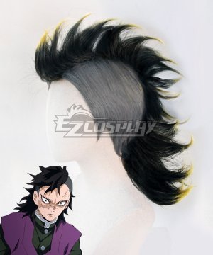 Demon Slayer: Kimetsu No Yaiba Genya Shinazugawa Black Cosplay