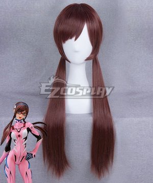 EVA Neon Genesis Evangelion Mari Makinami Illustrious Red Brown Cosplay