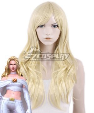 Marvel X-Men White Queen Emma Frost White Golden Cosplay