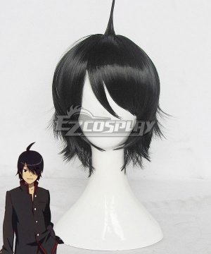 Bakemonogatari Nisemonogatari Koyomi Araragi Black Cosplay Wig