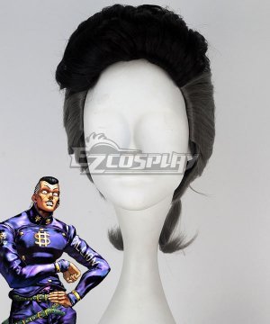  Diamond Is Unbreakable Okuyasu Nijimura Black Cosplay