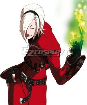 The King Of Fighters KOF Ash Crimson Silver Cosplay