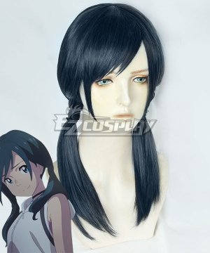 Weathering with you Amano Hina Deep Blue Cosplay Wig