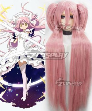 Kaname Madoka Angel Pink Long Cosplay