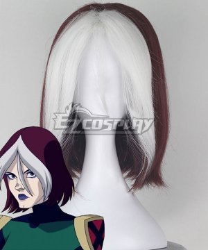 Marvel Animated Universe X-Men: Evolution Rogue White Red Cosplay