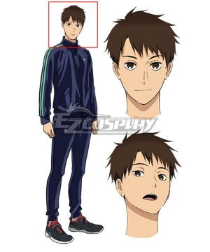 Kaze ga Tsuyoku Fuiteiru Haiji Kiyose Brown Cosplay