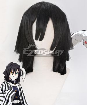 Demon Slayer: Kimetsu no Yaiba Obanai Iguro Black Cosplay  B Edition