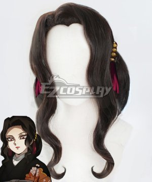 Demon Slayer: Kimetsu No Yaiba Kibutsuji Muzan Female Black Cosplay