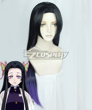 Demon Slayer: Kimetsu No Yaiba Kanae Kocho Manga Black Pruple Cosplay