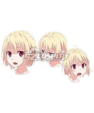 High School DxD Gasper Vladi Golden Cosplay Wig