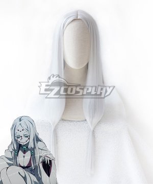 Demon Slayer: Kimetsu No Yaiba Mother Spider Demon Silver Grey Cosplay