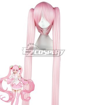 Vocaloid Hatsune Miku Sakura Miku Pink Cosplay