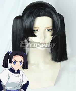 Demon Slayer: Kimetsu No Yaiba Kanzaki Aoi Black Cosplay