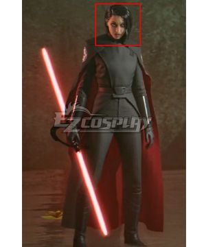 Star Wars Jedi: Fallen Order Trilla Suduri The Second Sister Black Cosplay Wig